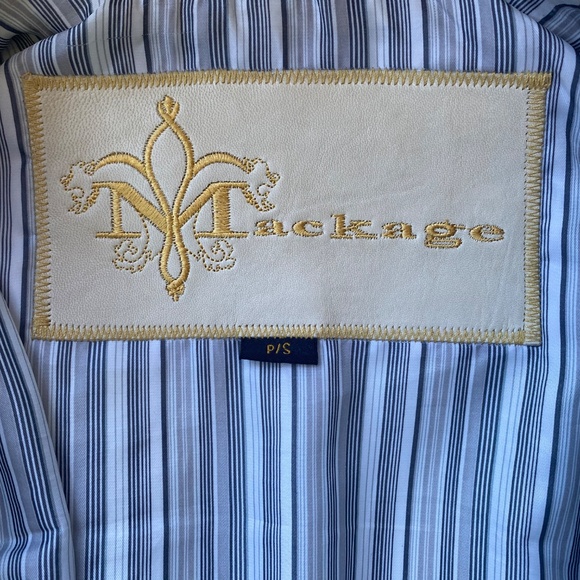 Mackage Vinage 2000's LeatherJacket Dusty Grey/Green - Picture 5 of 6